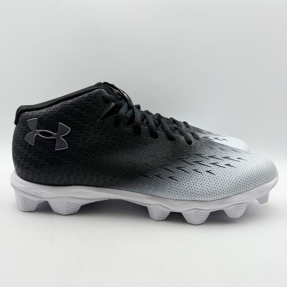 Under Armour Mens Spotlight Fran RM 4.0 Cleat US 13 M EU 47.5 White Black EUC main image 8